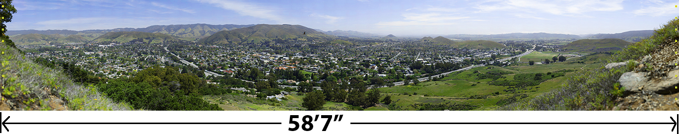 View of San Luis Obispo from Daniel's Point