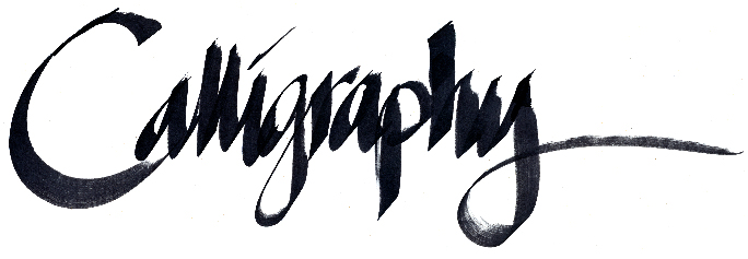 Calligraphy lettering