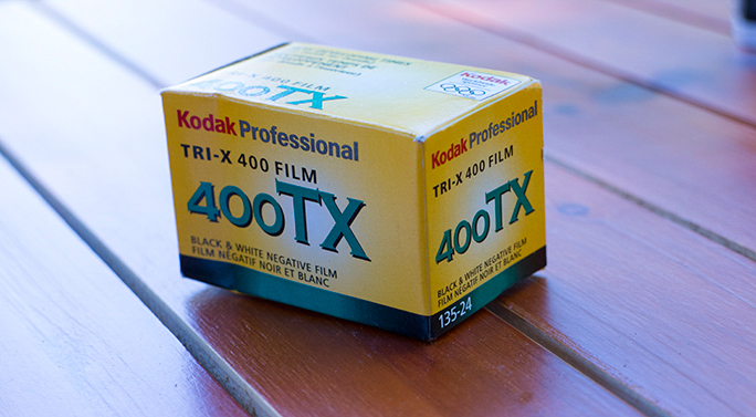 Tri-X Film box